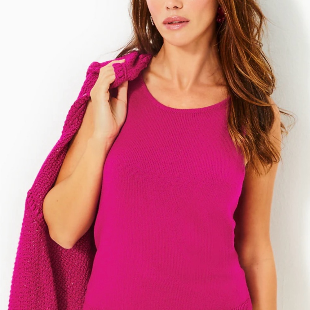 Lilly Pulitzer Vibrant Pink Tank Top